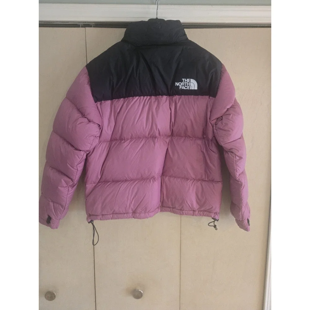 The North Face 1996 Retro Nuptse 700 Down Puffer Jacket Pink Black Men's M